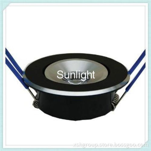 1W dimmable LED downlights with TUV CE Rohs approval